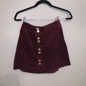 Buttoned up skirt